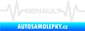 Samolepka Srdeční tep 042 Renault Ultra Metalic bílá