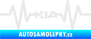Samolepka Srdeční tep 049 Kia Ultra Metalic bílá