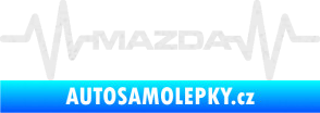 Samolepka Srdeční tep 059 Mazda Ultra Metalic bílá