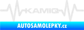 Samolepka Srdeční tep 067 Kamiq Ultra Metalic bílá
