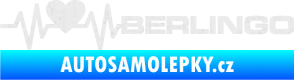 Samolepka Srdeční tep 092 pravá Berlingo Citroen Ultra Metalic bílá