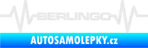 Samolepka Srdeční tep 093 Berlingo Citroen Ultra Metalic bílá