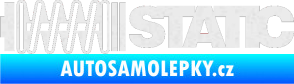 Samolepka Static 001 Ultra Metalic bílá