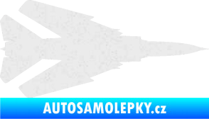 Samolepka Stíhací letoun 007 pravá MIG Ultra Metalic bílá