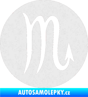 Samolepka Štír 001 - horoskop Ultra Metalic bílá