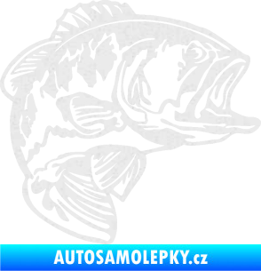 Samolepka Sumec 007 pravá Ultra Metalic bílá