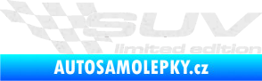 Samolepka SUV limited edition levá Ultra Metalic bílá