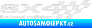 Samolepka SX4 limited edition pravá Ultra Metalic bílá