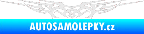 Samolepka Tetování 015 Ultra Metalic bílá