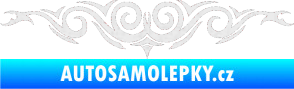 Samolepka Tetování 057 Ultra Metalic bílá