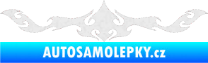 Samolepka Tetování 132 Ultra Metalic bílá