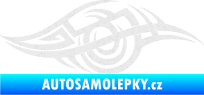 Samolepka Tetování 208 pravá Ultra Metalic bílá
