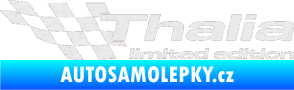 Samolepka Thalia limited edition levá Ultra Metalic bílá