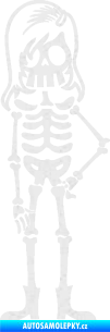 Samolepka The Bone Family Slečna Ultra Metalic bílá