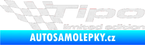 Samolepka Tipo limited edition levá Ultra Metalic bílá