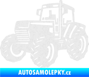 Samolepka Traktor 002 levá Zetor Ultra Metalic bílá