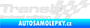 Samolepka Transit limited edition pravá Ultra Metalic bílá