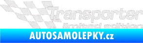 Samolepka Transporter limited edition levá Ultra Metalic bílá