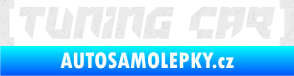 Samolepka Tuning car Ultra Metalic bílá
