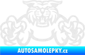 Samolepka Tygr 006 Ultra Metalic bílá