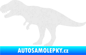 Samolepka Tyrannosaurus Rex 001 levá Ultra Metalic bílá