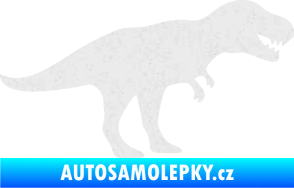 Samolepka Tyrannosaurus Rex 001 pravá Ultra Metalic bílá