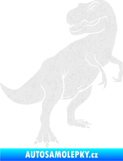 Samolepka Tyrannosaurus Rex 004 pravá Ultra Metalic bílá