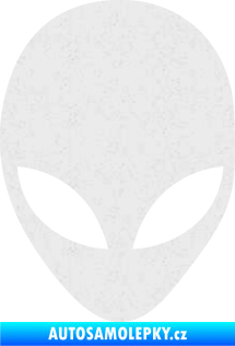 Samolepka UFO 002 Ultra Metalic bílá