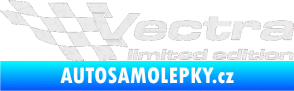 Samolepka Vectra limited edition levá Ultra Metalic bílá
