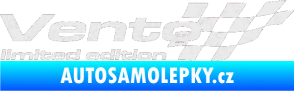 Samolepka Vento limited edition pravá Ultra Metalic bílá
