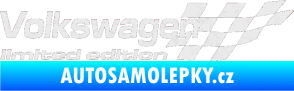 Samolepka Volkswagen limited edition pravá Ultra Metalic bílá