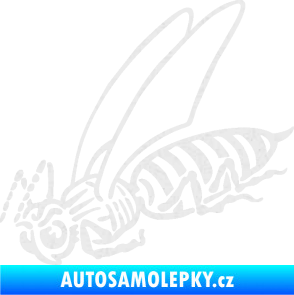 Samolepka Vosa 004 levá Ultra Metalic bílá