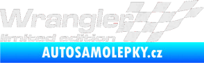 Samolepka Wrangler limited edition pravá Ultra Metalic bílá