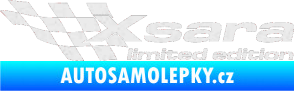 Samolepka Xsara limited edition levá Ultra Metalic bílá