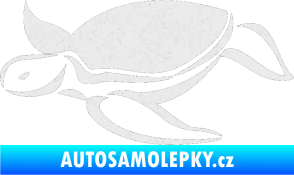 Samolepka Želva 002 levá Ultra Metalic bílá