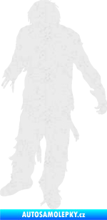 Samolepka Zombie 001 levá Ultra Metalic bílá