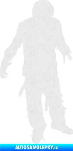 Samolepka Zombie 001 pravá Ultra Metalic bílá