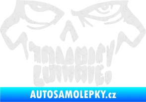 Samolepka Zombie 003 Ultra Metalic bílá