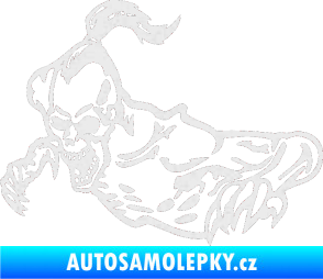 Samolepka Zombík levá Ultra Metalic bílá