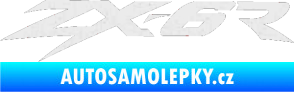 Samolepka ZX 6R Ultra Metalic bílá