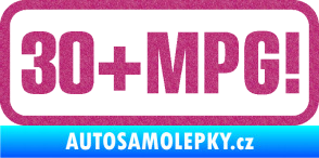 Samolepka 30 + MPG Ultra Metalic růžová