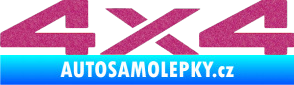 Samolepka 4x4 varianta 002 Ultra Metalic růžová