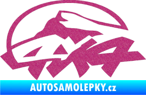 Samolepka 4x4 varianta 005 Ultra Metalic růžová