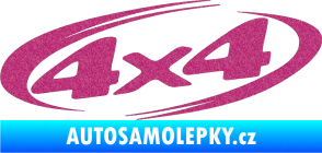Samolepka 4x4 varianta 013 Ultra Metalic růžová