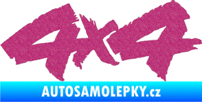 Samolepka 4x4 varianta 015 Ultra Metalic růžová