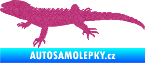 Samolepka Agama 001 levá Ultra Metalic růžová