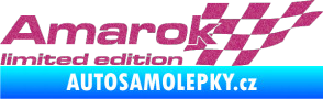 Samolepka Amarok limited edition pravá Ultra Metalic růžová