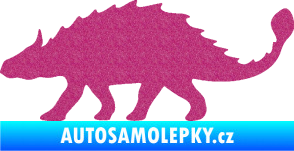 Samolepka Ankylosaurus 001 levá Ultra Metalic růžová