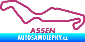 Samolepka Okruh Assen Ultra Metalic růžová