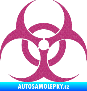 Samolepka Biohazard Ultra Metalic růžová